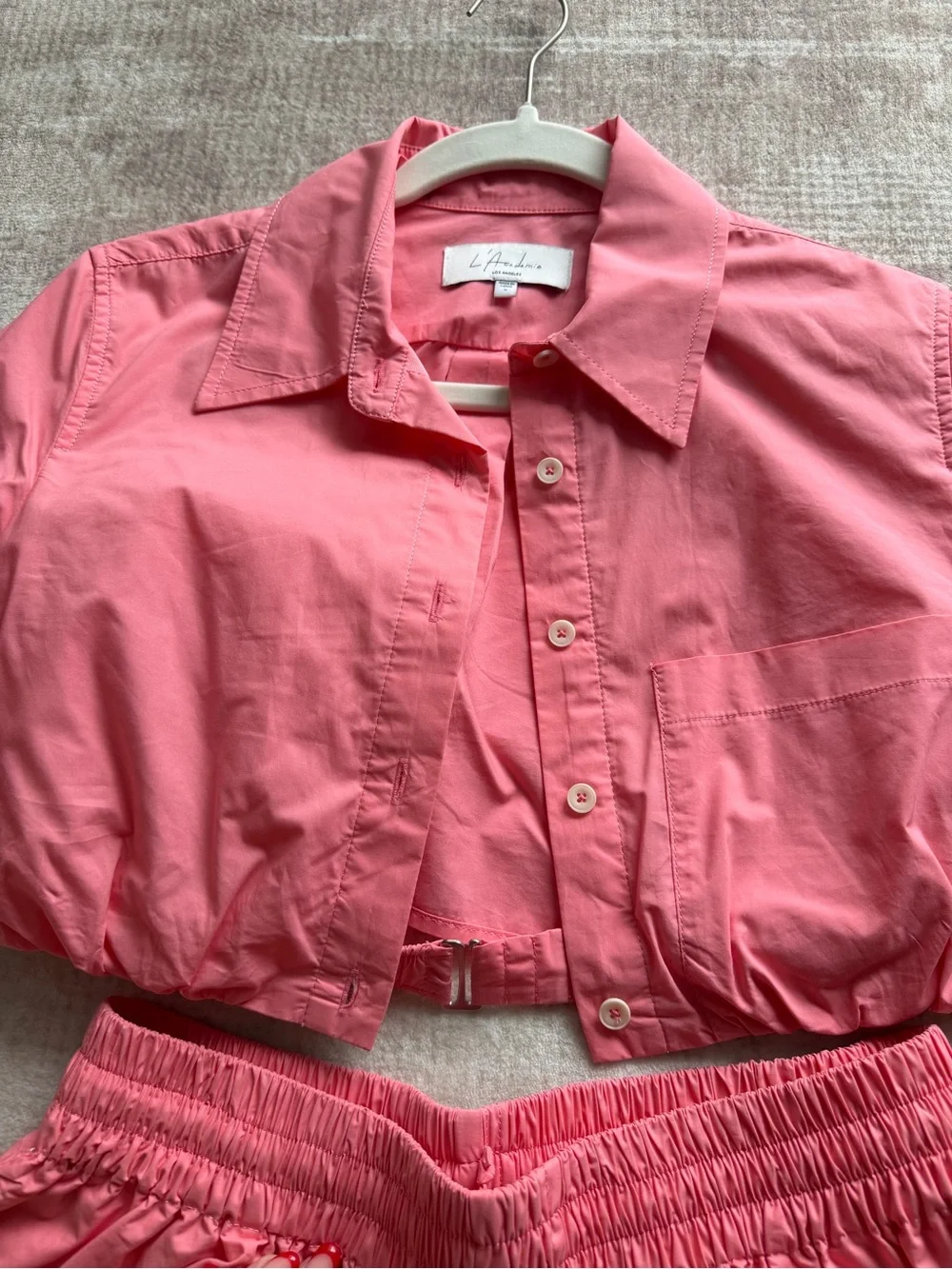L’académie button up + shorts